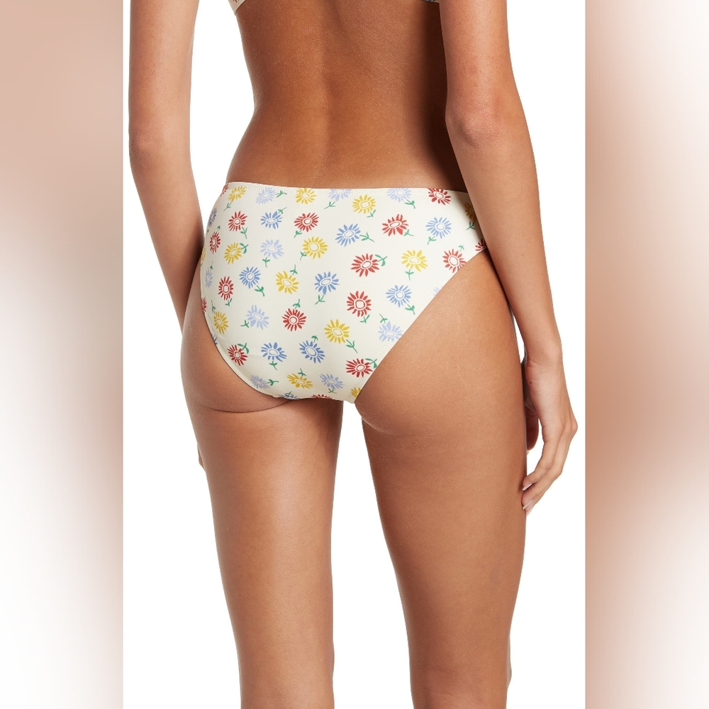 Madewell Parchment Vintage Floral Devon Bikini Bottom NWT - Picture 4 of 4